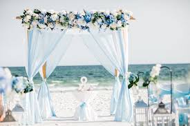 It took the wedding industry by storm. Light Blue Beach Wedding Arch Blue Beach Wedding Beach Wedding Arch Blue Wedding Decorations