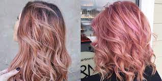 The rose gold shade is pigmented and fade resistant for at least 15 washes. Rose Gold Hair Is The Latest Hair Color Trend 12 Pink Hair Shades