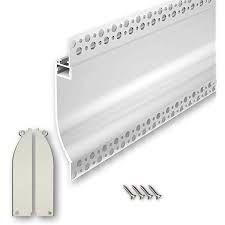 pito96 pt96 trockenbau profil aluminium 2m eloxiert trockenbau leiste fur led streifen bis 1 3cm breite trocke trockenbau trockenbau profile led streifen