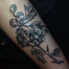 Hawthorn flower tattoohawthorn flower tattoo. Alice Ofthedead Tattoo Namesofthedead Hawthorn For Victoria Her Own