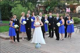 Black And Royal Blue Outfits Royal Blue Dresses With Black Tuxedos Google Search Horizon Blue Weddings Wedding Dress Sleeves Royal Blue Wedding