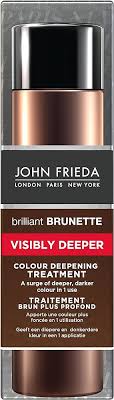 John Frieda Brilliant Brunette Visibly Deeper Color Deepening Treatment For  Cocoa Infused Darker Color 4 Ounce With Evening Primrose Oil Treatment 1