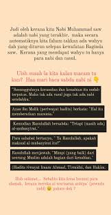 Nov 09, 2019 · pada sebagian kitab sirah nabawiyah (di antaranya ar rakhiqul makhtum), disebutkan bahwa empat peristiwa itu terjadi bertepatan dengan saat kelahiran nabi muhammad shallallahu 'alaihi wasallam. Ø¹ Ù… ÙŠ Ø± Ø© Ù… Ù… Øª Ø§Ø² Ø© On Twitter Bab Kedua Nabi Sebagai Penutup Segala Nabi Kelahiran Nabi Saw Bidan Rasulullah Saw Peristiwa Yang Menakjubkan Sebelum Kelahiran Nabi Saw Peristiwa Menarik Semasa