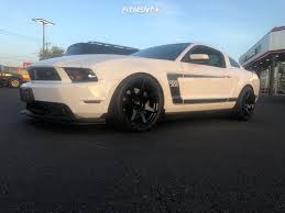 Check out the new 2012 mustang specs. 2012 Ford Mustang Boss 302 With 19x10 Sve R350 And Michelin 305x30 On Lowering Springs 701145 Fitment Industries