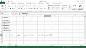 Nachdem sie den netzplan erstellt haben, können sie mit wenig aufwand den kritischen pfad in ihrem projekt ermitteln. Erstellung Eines Projektplans Mit Excel Teil 2 By Bombabiel Hd