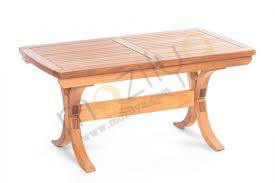 Iroko Acilir Bahce Masasi 160x80 Mozilya