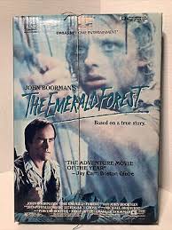1985 The Emerald Forest Large VHS Box Video Store Movie Display 16”