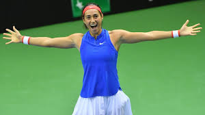 Site officiel de caroline garcia, joueuse de tennis professionnelle. Caroline Garcia Remembered Romania Against Mladenovic Cornet And Parmentier Fed Cup 2019 Tennis