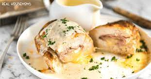 Easy Baked Ham And Cheese Stuffed Chicken With Video