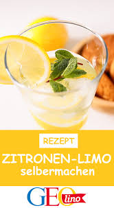 Zitronenlimonade Selber Machen Rezept Zitronen Limonade Limonade Zitronen Eistee Selber Machen