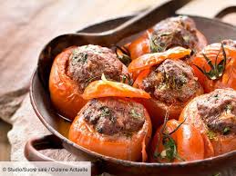 Recette Tomates Farcies Au Boeuf Hache Ingredients 4 Personnes 4 Tomates 500 G De Viande Recette Tomates Farcies Recettes De Tomates Recettes De Cuisine