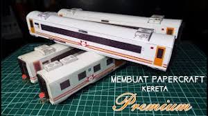 Maybe you would like to learn more about one of these? Membuat Papercraft Kereta Premium Miniatur Kereta Api Youtube