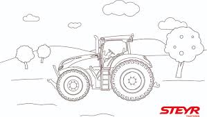 Traktor 2 ausmalbilder traktor ausmalbilder ausmalen. Spiel Spass Eusen Landtechnik