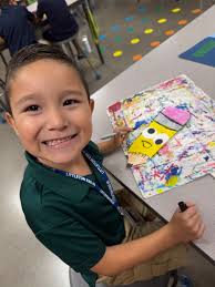 🎨👩‍🎨👨‍🎨 Ms. Recaforte's first graders have been busy little artists!  They just wrapped up their art rotation where they explored all kinds of  different media. From experimenting with materials to creating TWO