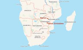 Detailed map of zimbabwe showing the location of all major national parks, game reserves, regions, cities and tourism highlights! Great Zimbabwe Article Southern Africa Khan Academy