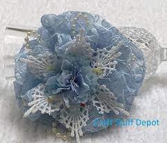 Handmade Flower Shabby Chic Lace Rosette Fiber Etsy Handmade Flowers Rosettes Handmade Ornaments