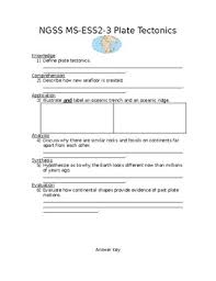 Set 2 tectonic plates answer key. Plate Tectonics Worksheets With Answer Key Teachers Pay Teachers