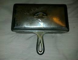 Griswold Cast Iron Loaf Pan Part Number 877 Very Rare With Lid Bread Pan Vintage Cast Iron Cookware Griswold Cast Iron Cast Iron Stove