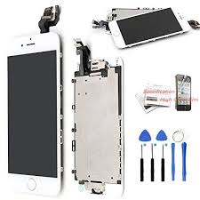 Screen Replacement For Iphone 6 Lcd Touch Recyco Full Set With Frame Display Digitizer Full Assembly With Home Button An Frame Display Screen Replacement Lcd