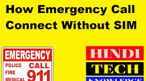 Airplane mode and turn wifi and possibly bluetooth back on), a call to 911 should be processed by whatever carrier the phone can physically connect to in the us and be forwarded to emergency services. Hindi Video How Emergency Number Works Without Sim Card à¤¬à¤¨ à¤¸ à¤® à¤• à¤• à¤² à¤• à¤¸ à¤²à¤— à¤œ à¤¤ à¤¹ Youtube