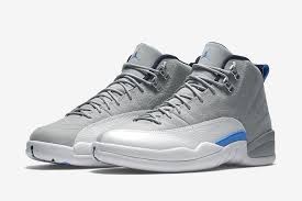 Official Images Of The Air Jordan 12 Grey University Blue Kicksonfire Com Air Jordans Jordans Sneakers