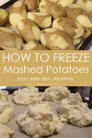 The Easiest Way To Freeze Mashed Potatoes With Video Instructions Recipe Freezing Mashed Potatoes Food Food Saver