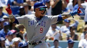 Cubs Pounce On Dodgers Bullpen To Earn Split Javy Baez Bullpen Baseball Scores