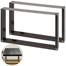 This coffee table was made from vintage chrome legs and features a new glass top, c. Coffee Table Legs 35 Inch U Shape Chrome No Rust Heavy Duty Elegant Modern 2pc Ebay