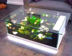 Selling a custom built coffee table fish tank aquarium. Fantasy Flowers Coffee Table Aquarium