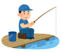 魚釣りをしている人のイラスト（釣り堀）&nbsp;|&nbsp;かわいいフリー素材集&nbsp;...
