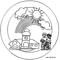 Die Glücksbärchis Im Regenbogen Ausmalbild Malvorlage