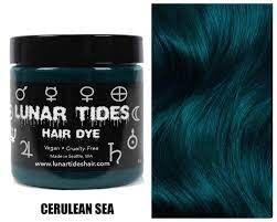 Add an ample skirt and a cute dotted shirt, and it's like you time traveled! Dark Teal Hair Dye Etsy