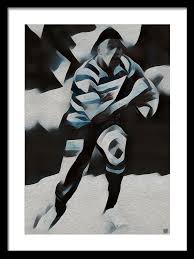 Ball In Hand Rugby Art On Canvas Print Zazzle Com Art Canvas Art Canvas Prints