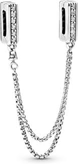 4.3 out of 5 stars. Amazon Com Pandora Jewelry Cubic Zirconia Safety Chain In Sterling Silver 2 Clothing Shoes Jewelry