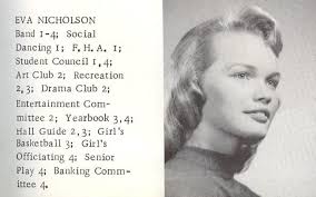 Eva Nicholson 12/30/1938 ~2/26/2025 Class of 1957 Obituary to be added  soon. Funeral is March 5, 2025 at Peck & Peck in Copake