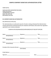 Don't add your address if you're. Signature Authorization Letter How To Write Samples Examples