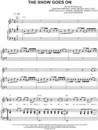 Lupe Fiasco The Show Goes On Sheet Music In G Major Transposable Download Print Sku Mn0092899