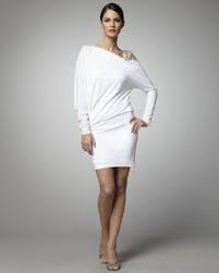 Free Shipping Even Faster For Incircle At Neiman Marcus Shop The Latest Select White Long Sleeve Cocktail Dress Dolman Sleeve Dresses Designer Cocktail Dress
