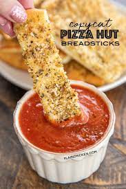 Copycat Pizza Hut Breadsticks So Easy To Make And Seriously Delicious Refrigerated Pizza Dough Topped With Parmesan Che Pizza Hut Breadsticks Recipes Food