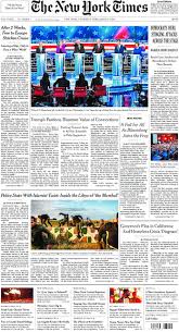 A new new deal for the 21st century. The New York Times In Print For Thursday Feb 20 2020 The New York Times