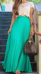 Click Buy Beautiful Mint Green Maxi Pleated Summer Long Skirt White Casual Full Length Maxi Skirt Outfits Summer Long Skirt Summer Maxi Skirt Outfits