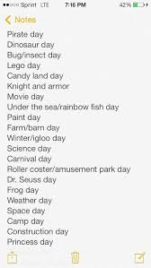 Daycare Kindergarden Theme Day Ideas Daycare Themes Kindergarden Activities Theme Days