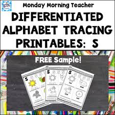 free alphabet tracing writing printables letter s jolly phonics fine motor
