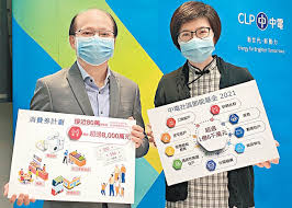 中電表示，為帶動消費及資助弱勢社群，將推出為期 6 個月 嘅 消費券計劃，透過中電社區節能基金撥款超過 8000 萬元，向近 80 萬個合資格家庭派發總值 100 港元消費券， 可以喺 超過 2400 間零售店舖及食肆使用。 中電指，會 喺 今年第一張電費賬單中同時寄出. ä¸­é›»æ˜Žå¹´æ´¾8000è¬å…ƒæ¶ˆè²»åˆ¸æƒ åŠ80è¬æˆ¶ æ±æ–¹æ—¥å ±