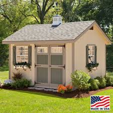 Painted wood storage building shed. 10 X 16 Heritage Shed Kit Shed Design Wood Shed Plans Building A Shed