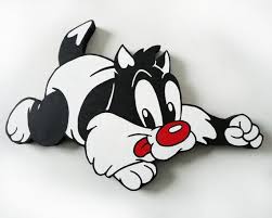Baby Looney Tunes Baby Sylvester Wall Hanging By Bealaureydesigns Baby Looney Tunes Cartoon Pics Baby Cartoon
