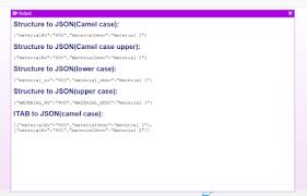abap to json with custom transformation custom problem statement pretty names
