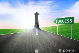 The road to success Wall Mural • Pixers® • We live to change