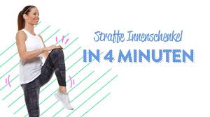 Die muskeln in deinen oberschenkeln sind für alle arten von sportlichen übungen und täglichen aktivitäten wichtig. Straffe Innenschenkel In 4 Minuten Youtube