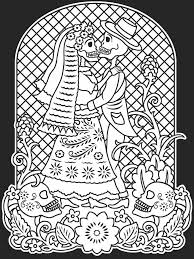 Dia de los muertos calavera template. Day Of The Dead Altar Coloring Shefalitayal